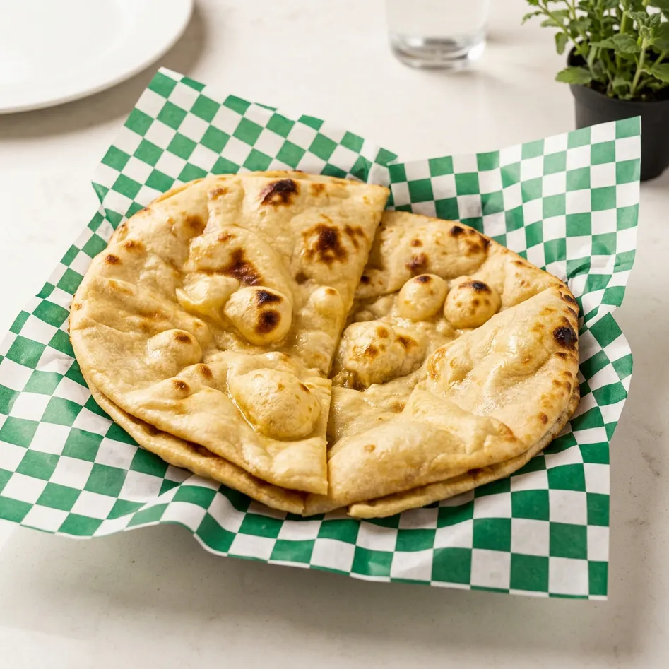 Thali platter with assorted Indian dishes at Kirat Dhaba Winnipeg