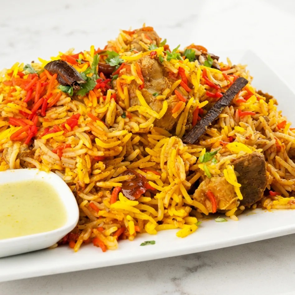 Chicken Biryani at Kirat Dhaba - Indian-Canadian Fusion Winnipeg